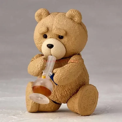 Ted 2 Action Figure — BJD Teddy Bear Collectible, Yamaguchi Revoltech No.006 Movie Model Doll Toy Gift