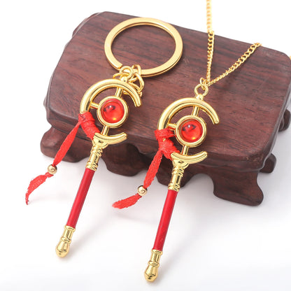 Frieren Magic Wand Keychain - Anime Cosplay Pendant Hanging Ornament and Decorative Gift