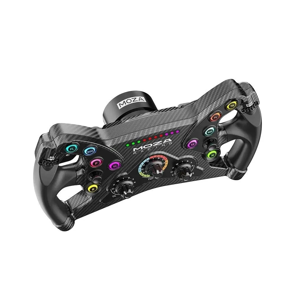 KS 300mm Butterfly GT Racing Steering Wheel – Fully Customizable Sim Racing Wheel for Gaming Simulator