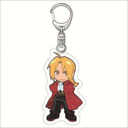 Fullmetal Alchemist Edward Elric Acrylic Keychain – Anime Bag Charm & Creative Gift Keyring