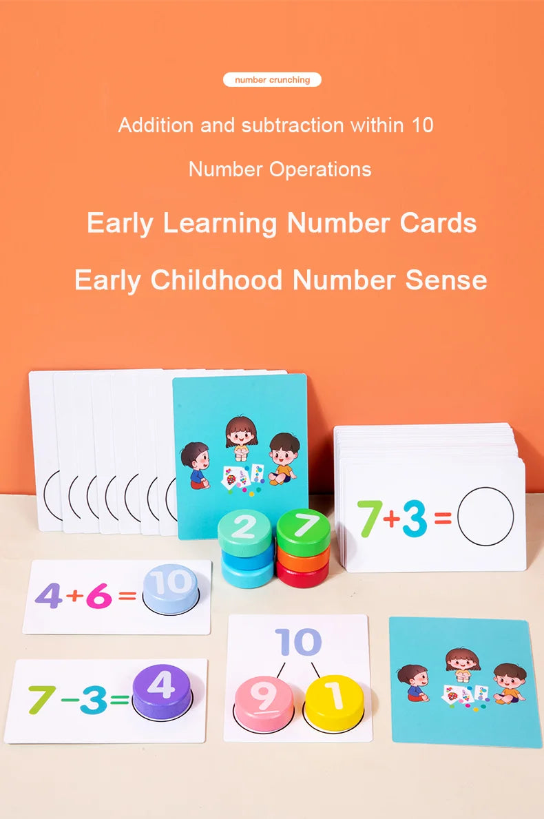 Children's Math Early Education Toy – Number Cognition & Mathematical Operations Learning Aids