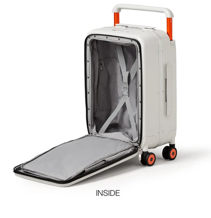 Mixi 20" Wide Handle Carry-On Suitcase — New Design Travel Trolley with Aluminum Frame, Unisex PC Luggage M9275