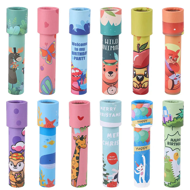 Rotating Kaleidoscope Toys for Kids – 5/10-Piece Colorful Science Party Favors, Classroom Rewards, and Pinata Fillers