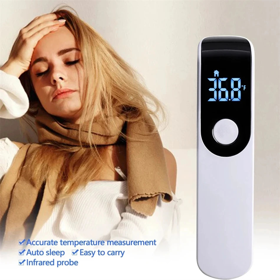 Celsius Display Digital Infrared Thermometer | Non-Contact Medical Temperature Gun Hygrometer