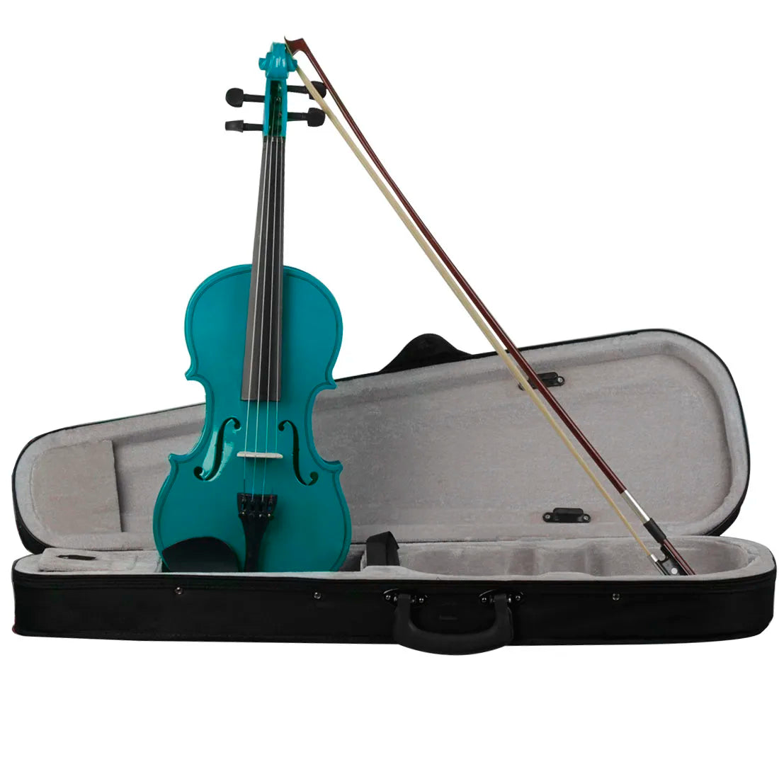 IRIN V-10 Acoustic Violin - Solid Wood Beginner Fiddle with Case, Bow & Accessories for Student Musicians