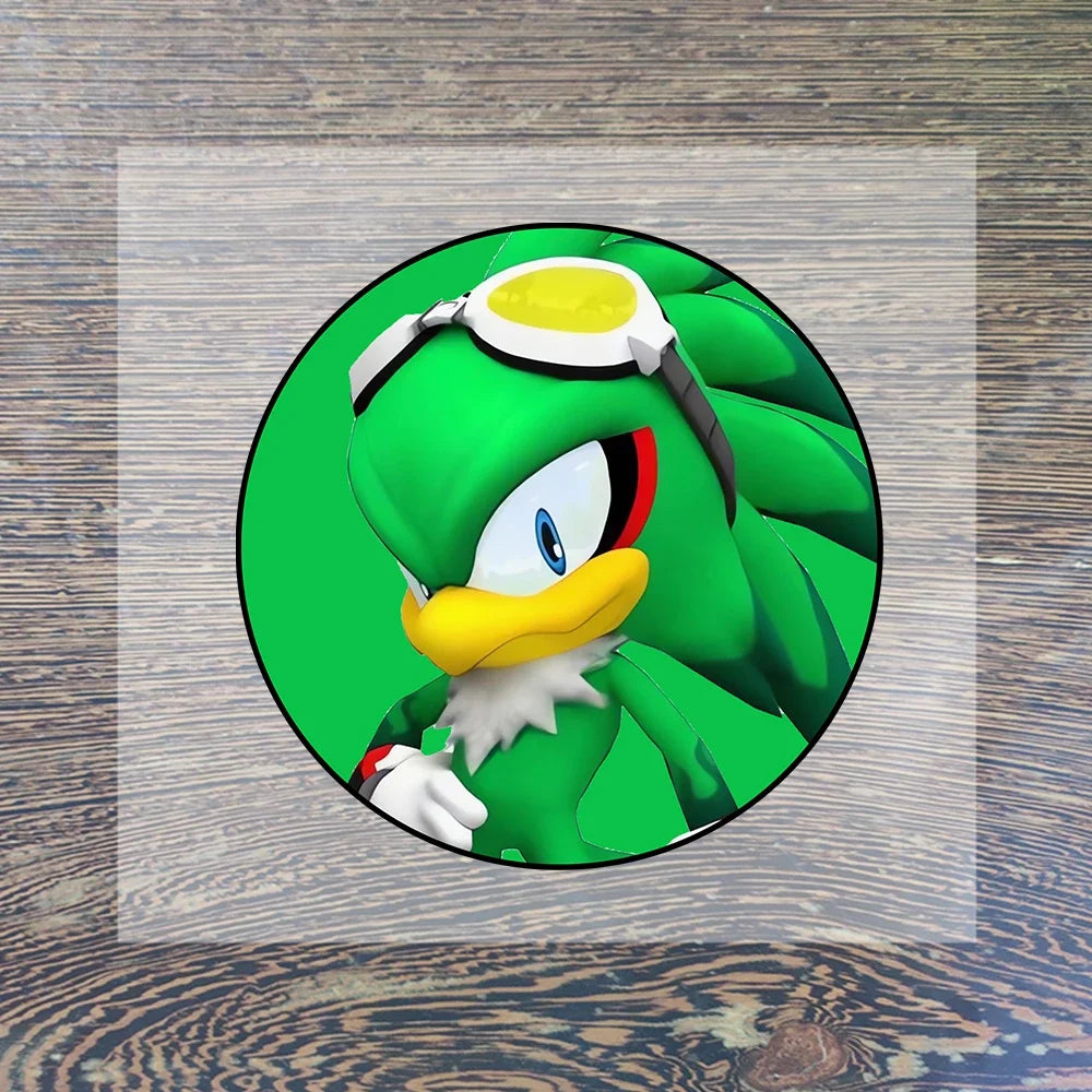 Sonic Cartoon Iron-On Patches – DIY Heat Transfer Anime Stickers for Clothing & Custom T-Shirts