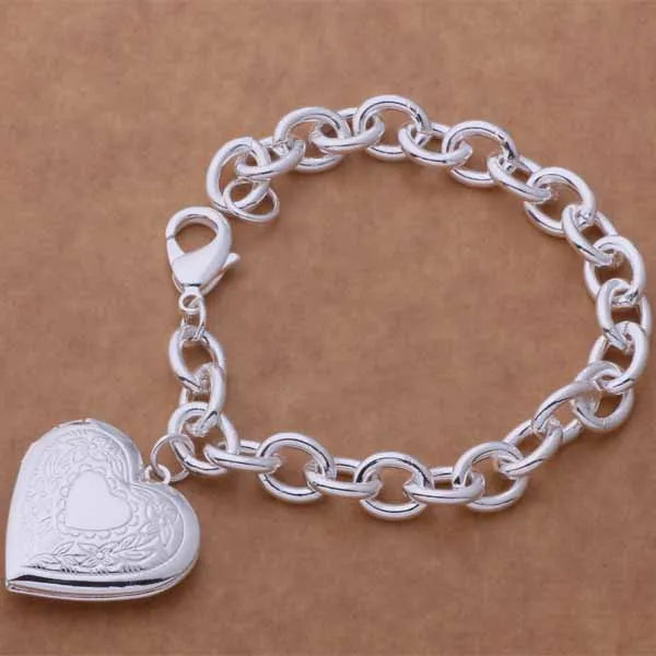 925 Sterling Silver Bead Bracelet – High-Quality Romantic Chain for Women, Fashion Jewelry Gift for Engagement, Party & Wedding
