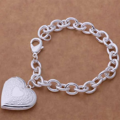 925 Sterling Silver Bead Bracelet – High-Quality Romantic Chain for Women, Fashion Jewelry Gift for Engagement, Party & Wedding