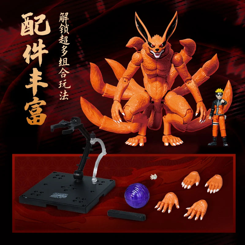 Blokees Naruto Action Figures — Uzumaki Boruto & Naruto Kurama Model Kits, Champion-Class Anime Toys & Collectible Gift Ornaments