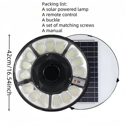 Solar Lamp Post Light - 78-Inch Outdoor Garden Pole Lamp with Removable Head and IP67 Waterproof Design
