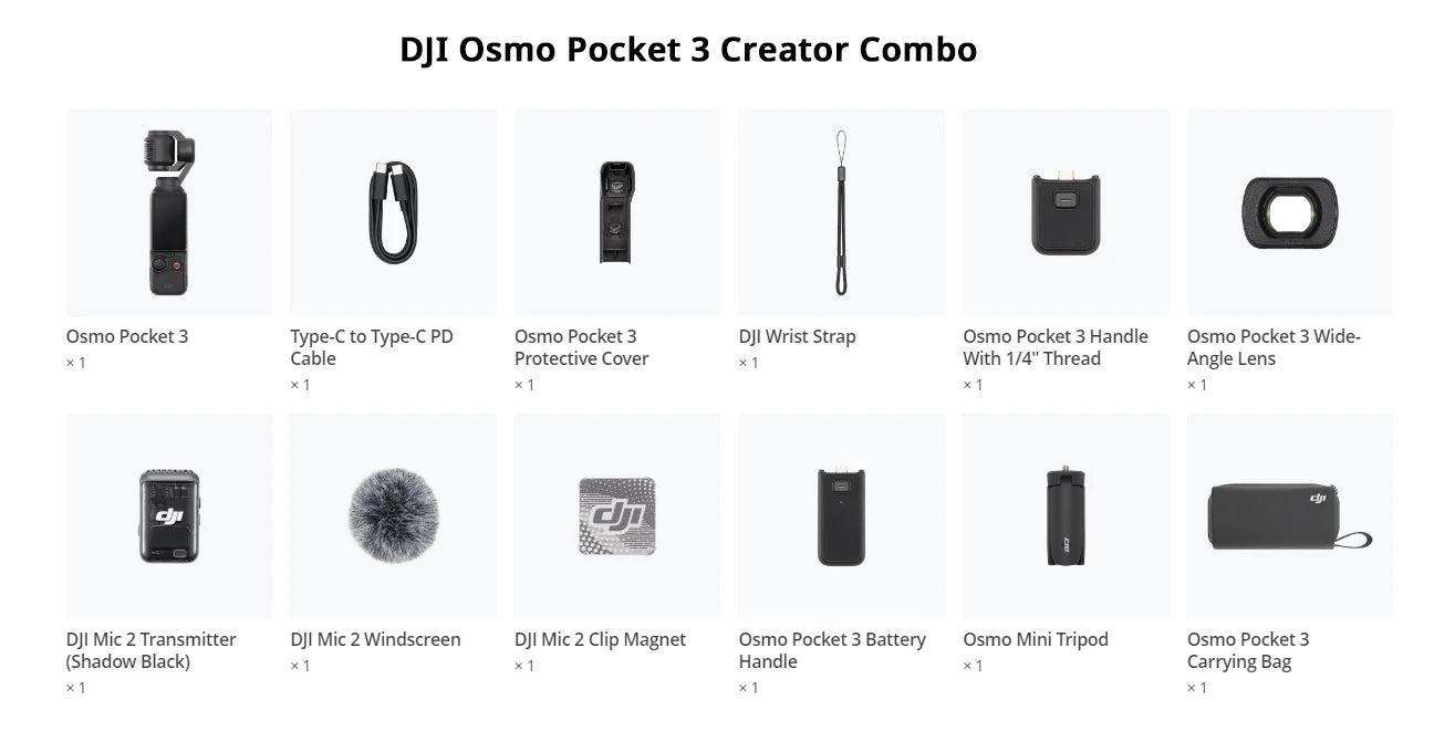 DJI Osmo Pocket 3 Gimbal Camera – 1" CMOS, Brand New, In Stock