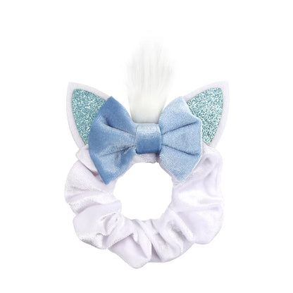 Velvet Mouse Scrunchies - Cute Elastic Ponytail Holders & Hair Accessories for Girls