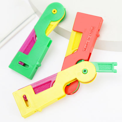 Automatic Needle Threader for Seniors — High-Quality Plastic Handle Sewing Tool, Easy-to-Use Sewing Accessory