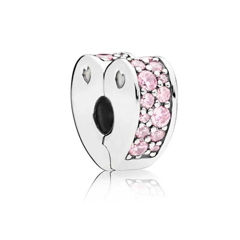 Europe 925 Silver Family Charm Pendant - Boy, Girl, Mom & Sisters Bead for Pandora Bracelet, Sparkling Dangle Jewelry