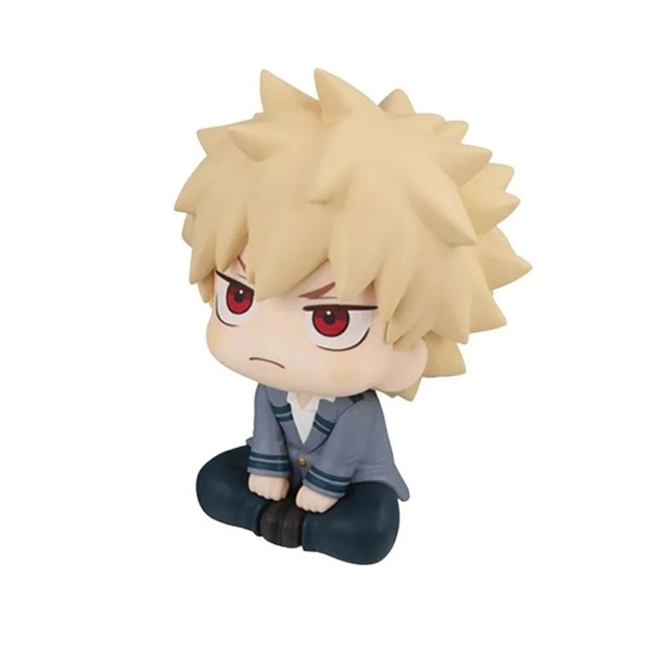 Super Cute Chibi Anime PVC Figures – My Hero Academia Style Izuku Midoriya, Katsuki Bakugo & Shoto Todoroki Collectible Toys