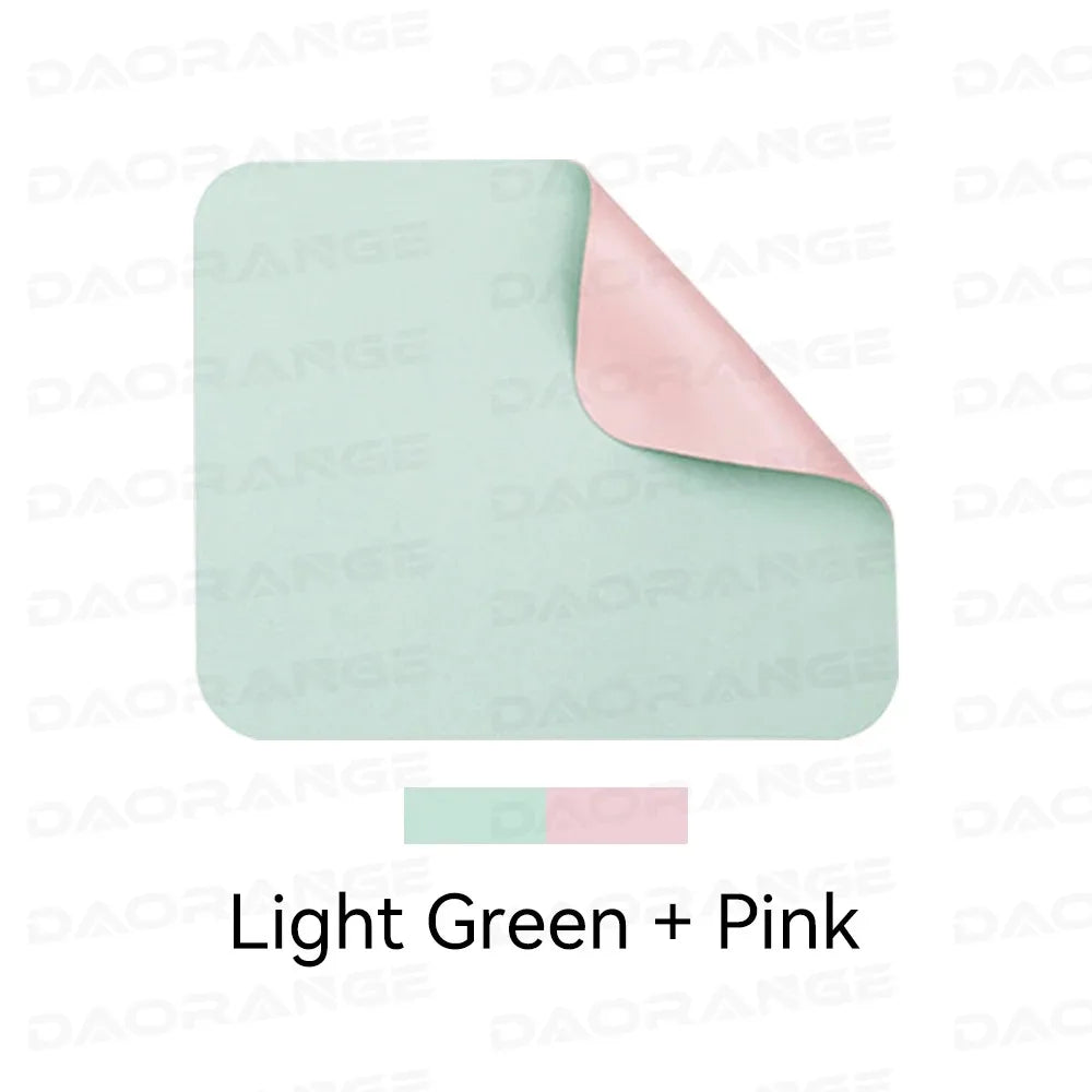 Creative Anti-Slip Leather Mouse Pad – Stylish Gaming & Office Desk Mat for Laptop, PC & MacBook