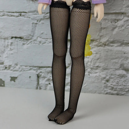 Blythe Doll Socks — Long Stockings in Black, White, Pink & Candy Colors for OB24, OB22, Azone Dolls
