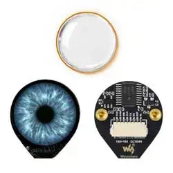 Waveshare 0.71-Inch Round LCD Display Module - 160×160 SPI 65K Color Screen for Arduino, Raspberry Pi, ESP32, Pico & STM32