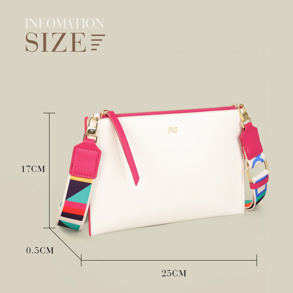 PG Unisex Key Handheld Bag – Business Commuter Party Envelope Clutch Bag