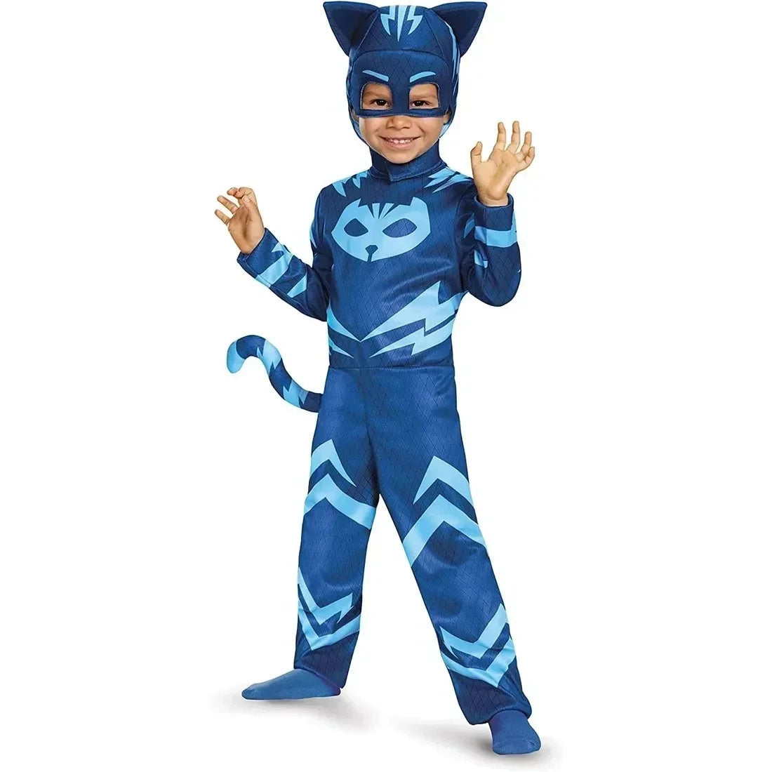 Anime Superhero Cosplay Costume - Owlette, Catboy, Connor, Greg & Gekko Cloak Suit for Boys' Parties and Performances