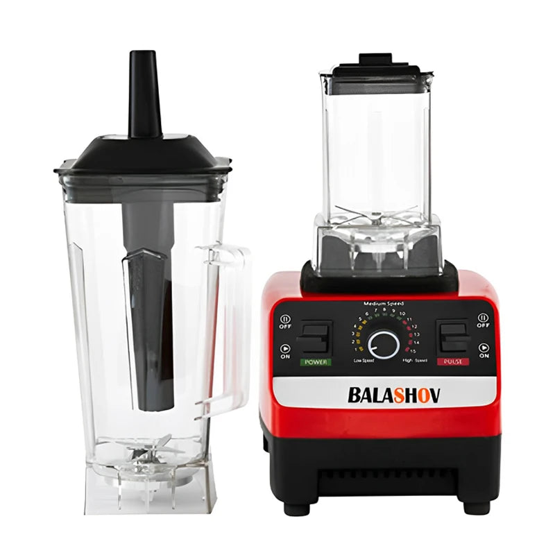 2000W Heavy Duty Commercial Blender & Food Processor – High Power Kitchen Mixer for Ice Crushing, Smoothies & Juicing (BPA Free)