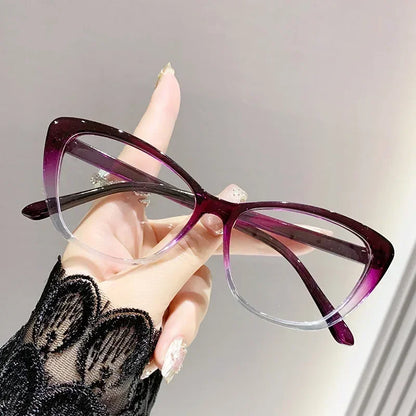 Fashion Cat Eye Reading Glasses – Luxury Anti-Blue Light Eyewear for Women & Men with Presbyopia