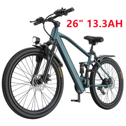 Electric Mountain E-Bike for Adults - 1000W Peak Motor, 36V High-Capacity Battery, Commuter Electric Bicycle