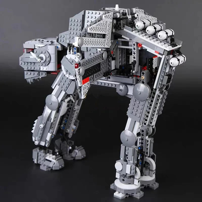 HOT TOY 1376PCS Star Space Movie Assault Walker – Creative DIY Building Toy, Compatible with 75189 for Children's Birthday
