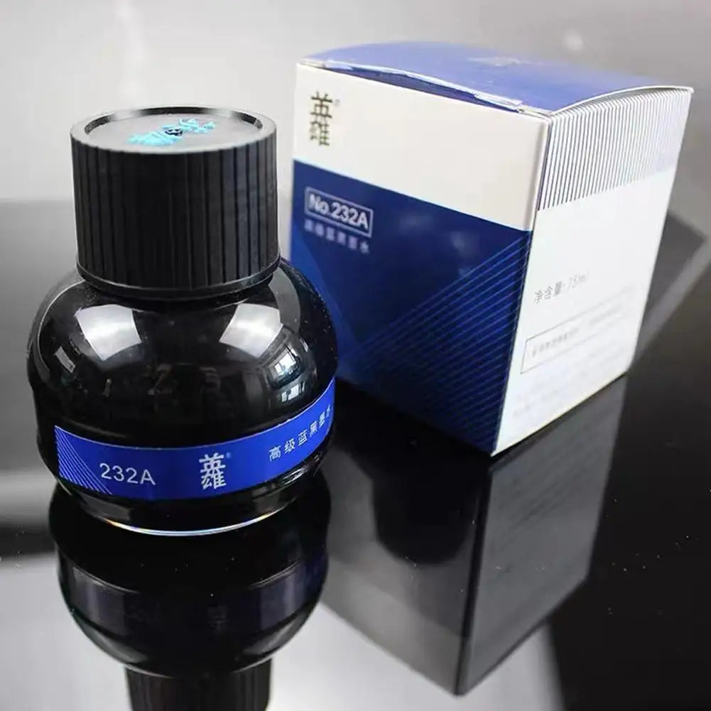 YingXiong Black 70ml Fountain Pen Ink – High-Quality Calligraphy & Writing Stationery Refill