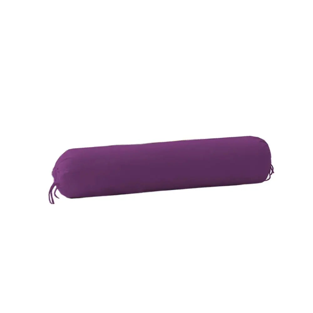 Solid Color Long Cylindrical Pillowcase – Removable & Washable Neck Bolster Cover for Bedroom