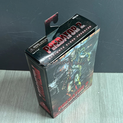 NECA Predator Figure — Ultimate Shaman Elder Armored Jungle Hunter with Snake Vision, Alien Model Toy Gift