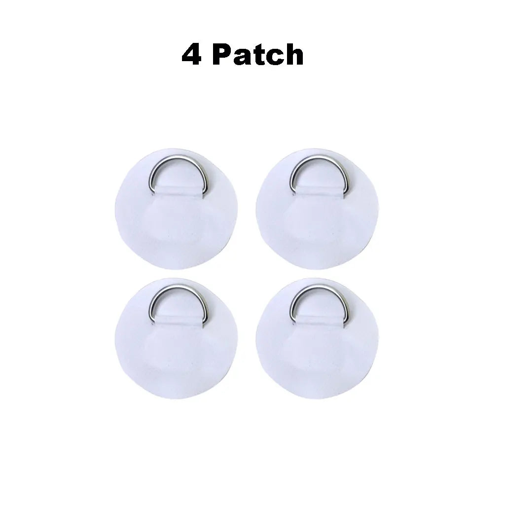6.5CM D-Ring PVC Patch – Inflatable Boat, Kayak, SUP, Dinghy & Canoe Rope Ring Attachment