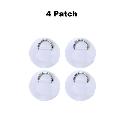 6.5CM D-Ring PVC Patch – Inflatable Boat, Kayak, SUP, Dinghy & Canoe Rope Ring Attachment