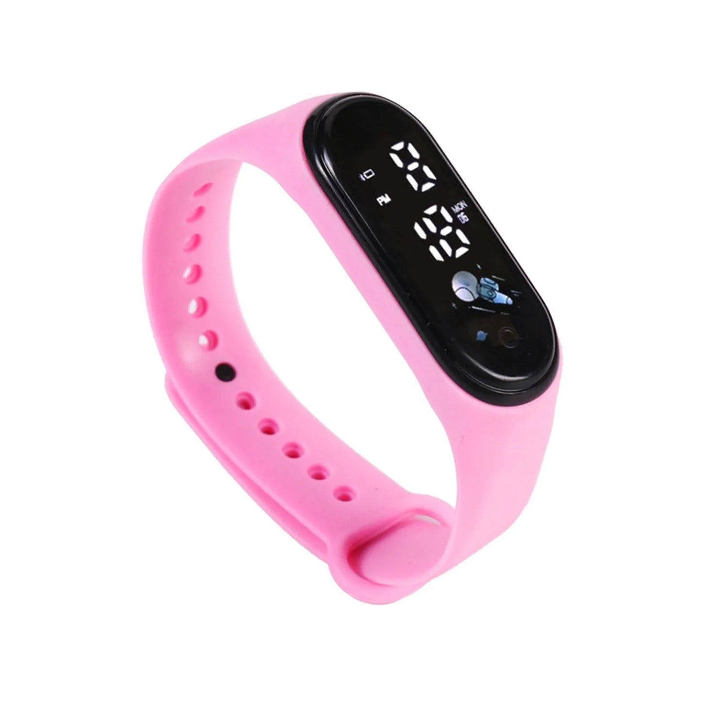 Kawaii Waterproof Smart Watch for Kids – Fashionable Outdoor Sports Digital Watch for Boys & Girls – Silicone Montre Enfant