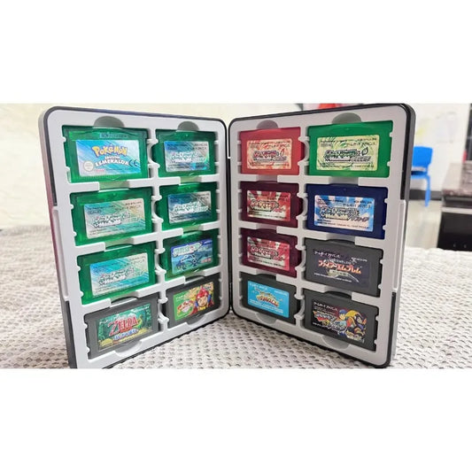 Magnetic GBA Game Card Storage Box - Anti-Fall Dustproof Case for Game Boy Advance Cartridges