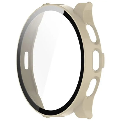 Tempered Glass Case for Garmin Venu 3/3S – Smartwatch Protective Cover with Screen Protector Bumper Shell
