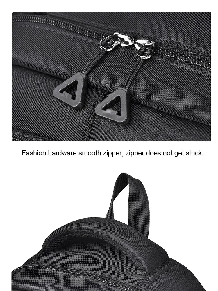 Multi-Layer Waterproof Oxford Backpack - Large Capacity, Stylish Commuter and Student Bag for Out-of-Town Travel