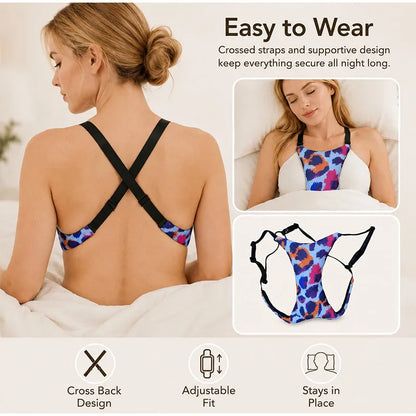 Women’s Chest Support Pillow - Adjustable Shoulder Strap Sleeping & Comfort Support Pillow