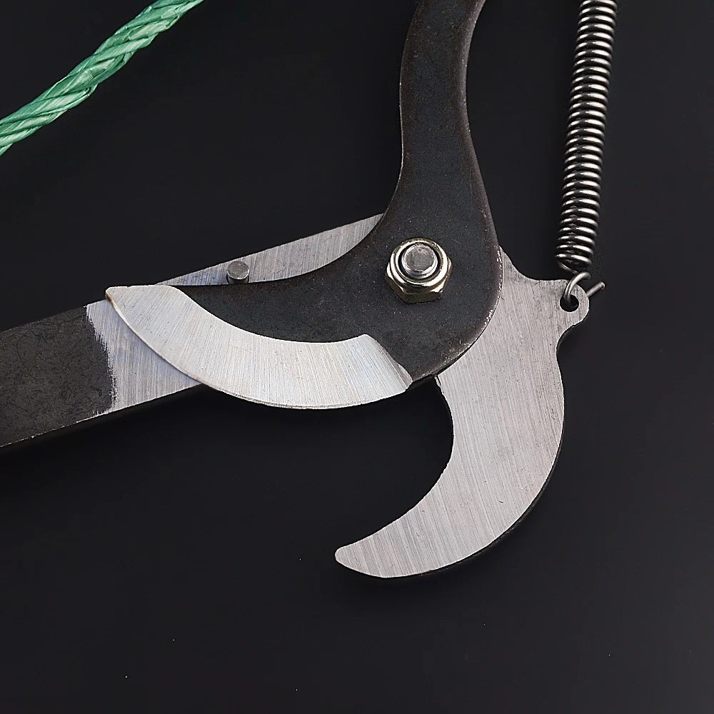 High-Altitude Extendable Lopper & Pruning Saw | Rope-Assisted Tree Branch Cutter for Fruit Trees | Garden Trimmer Tool