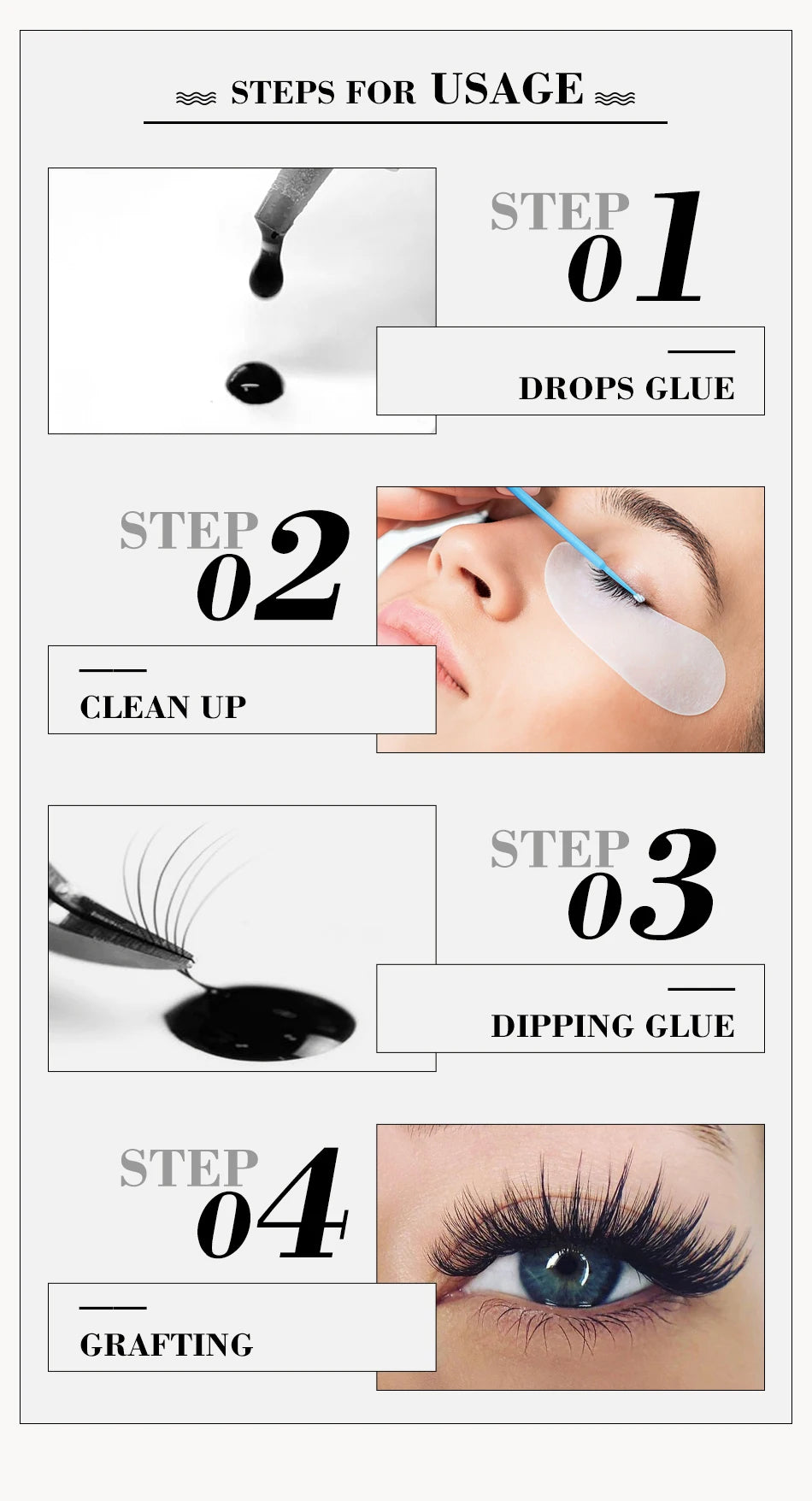 Extra Strong 1S UV Super Fast Eyelash Glue – Professional Adhesive with Box