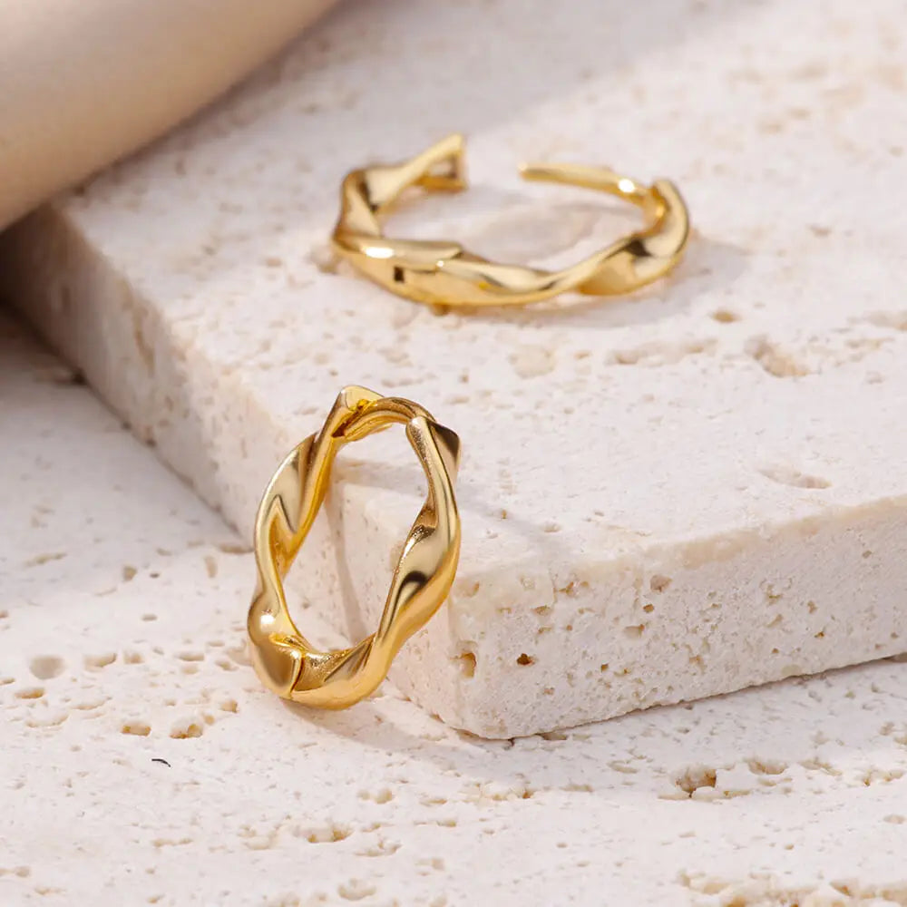 2024 Stainless Steel Square Earrings – Trendy Fashion Jewelry for Women & Girls