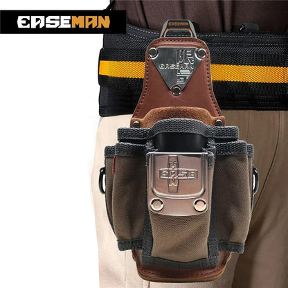1680D Oxford Tool Bag - Heavy-Duty Wear-Resistant Organizer with Multiple Pockets for Electricians
