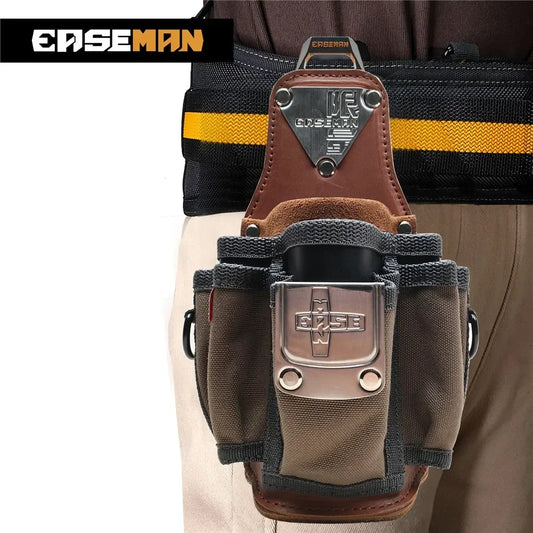 1680D Oxford Tool Bag - Heavy-Duty Wear-Resistant Organizer with Multiple Pockets for Electricians