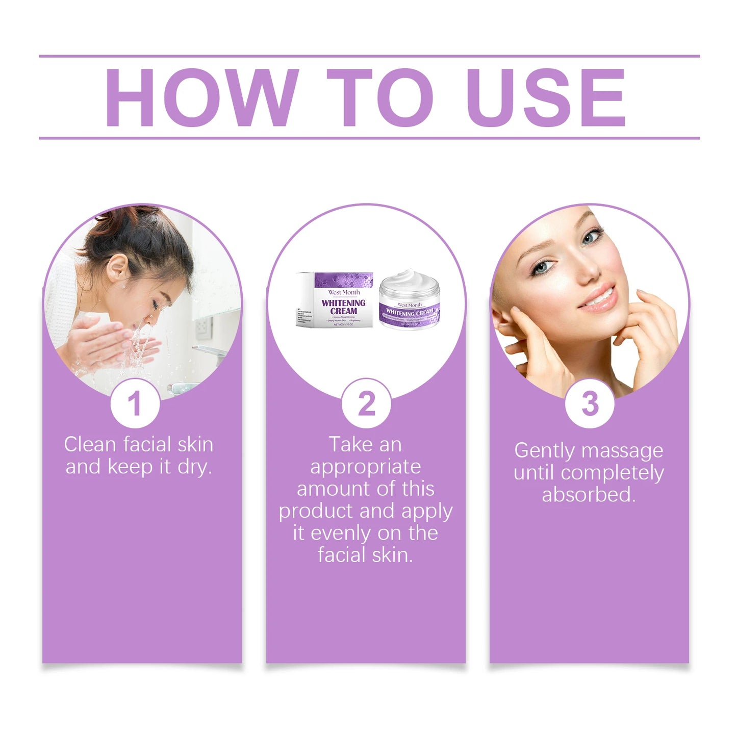 Peptide Whitening Face Cream – Anti-Melanin Dark Spot Corrector, Pigmentation Fading, Hydrating & Brightening Skin Smoothing Moisturizer