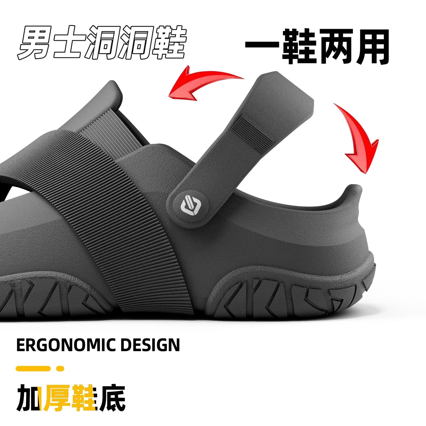 Men's EVA Clogs - Thick-Soled Breathable Non-Slip Outdoor Sandals with Soft Ergonomic Comfort