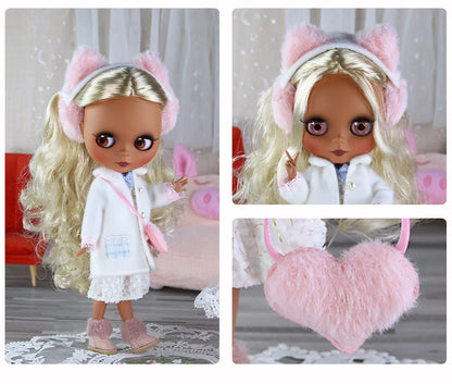 ICY DBS Blythe Doll 1/6 BJD – 30cm Joint Body Set with Random Eyes, Anime Girl Toy Gift