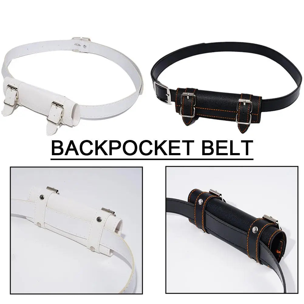 PU Leather Sword Belt – Katana, Demon Slayer Rapier Strap, Waist Sheath & Scabbard Holder 110CM