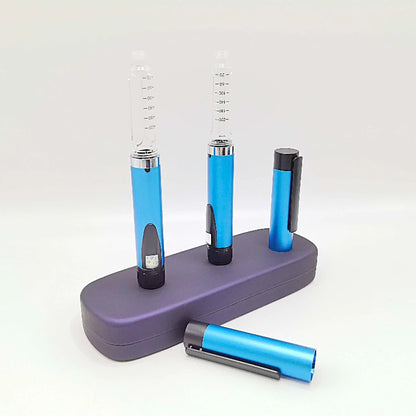 ChiJiaoDr Reusable Metal Insulin Pen — Sterile 3ml Cartridge Injection Syringe for Safe Medication Delivery
