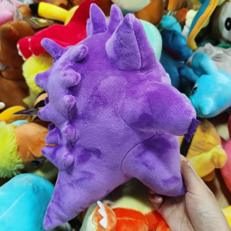Original Pokémon Gengar Plush 24cm – Cute Pikachu Soft Stuffed Toy Doll for Kids Birthday Gift