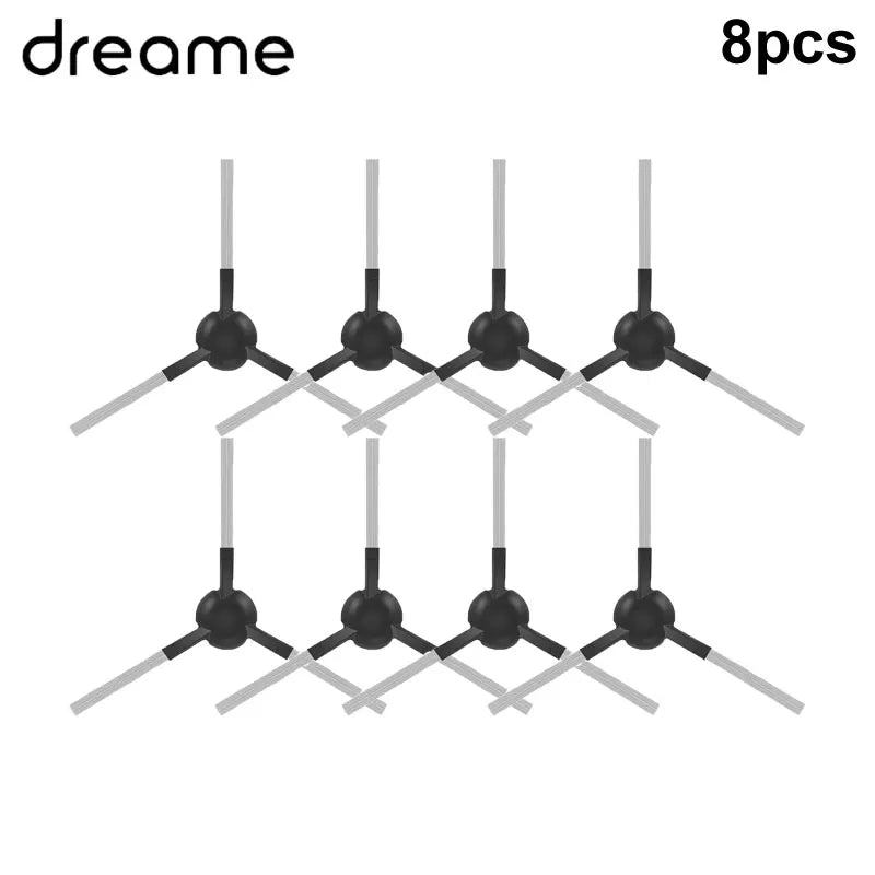 Dreame Robot Vacuum Accessories - Replacement Main Brush, Side Brush, Filter, Mop & Dust Bag for L10s Pro Ultra X30 Series